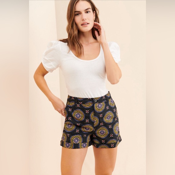 Maeve abstract city shorts - Picture 1 of 4